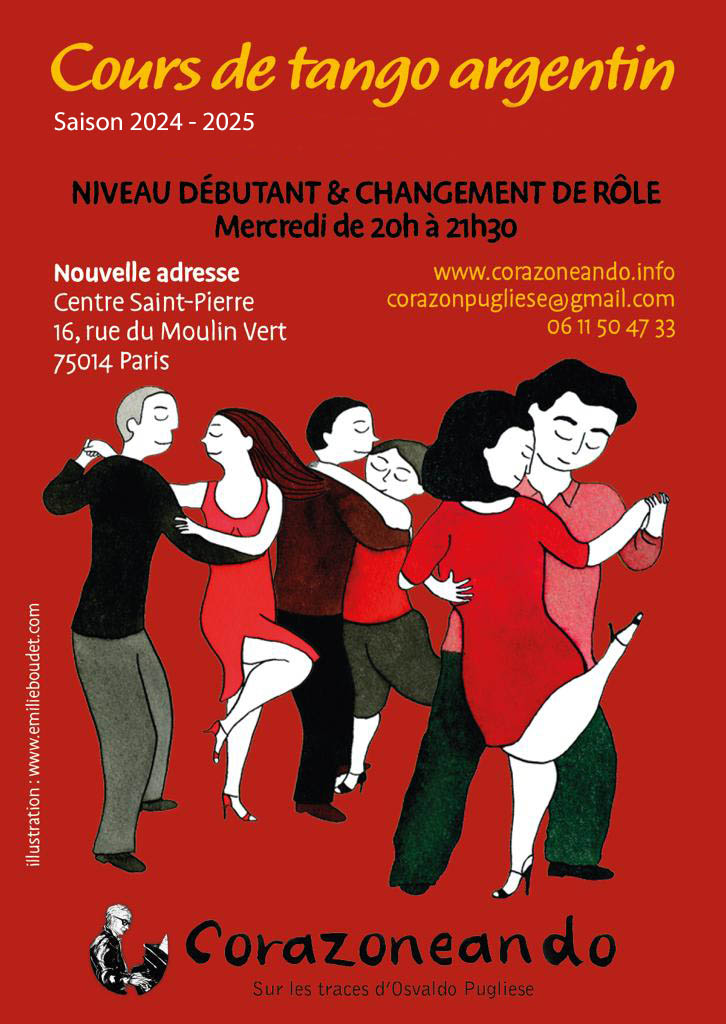 Cours tango débutant 2024-2025